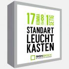 Leuchtkasten standard 17,8 cm Tief - einseitig